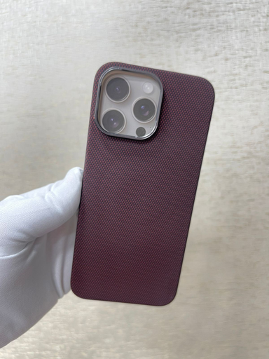 [C-akma-jan25] Carbon fiber design case (Red)